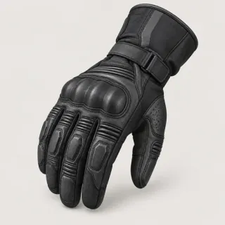 Illustration of a generic mid-season motorcycle glove, not the named model