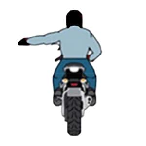 motorcycle hand signals